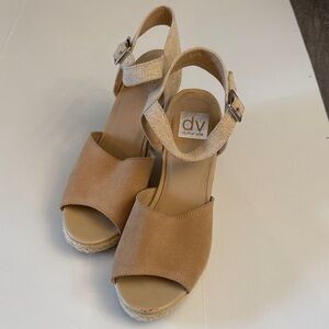 Dolce Vita peep-toe espadrille wedge sandals